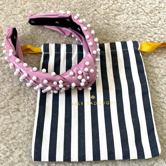 Lele Sadoughi | Accessories | Lele Sadoughi Mauve Faux  display picture 3